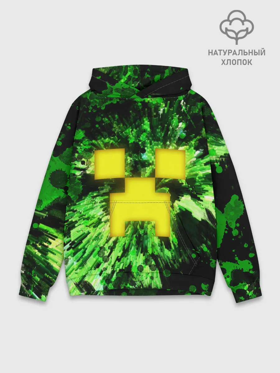 Худи мужской база хлопок / Minecraft / Майнкрафт