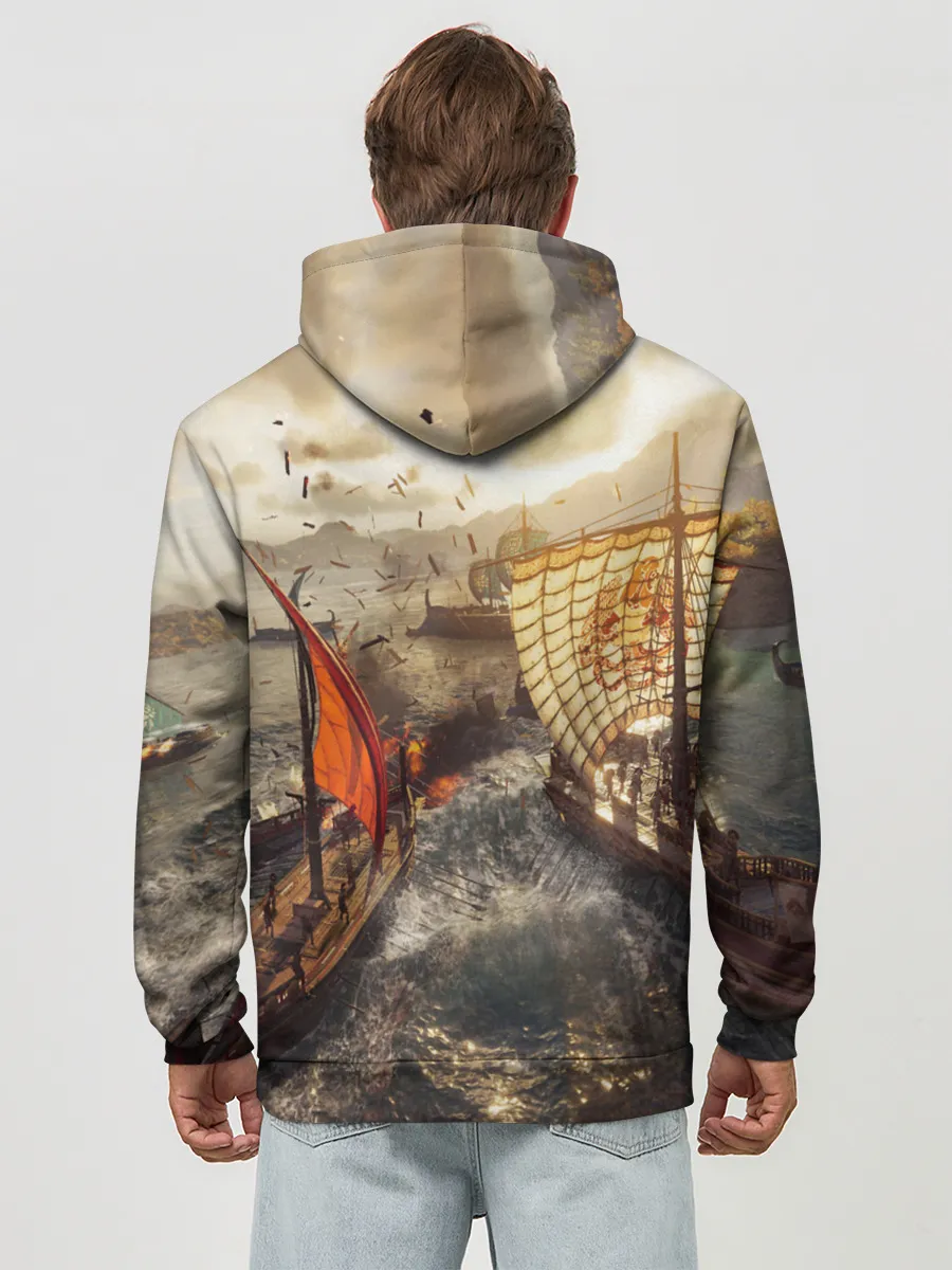 Худи мужской база хлопок / ASSASSINS CREED