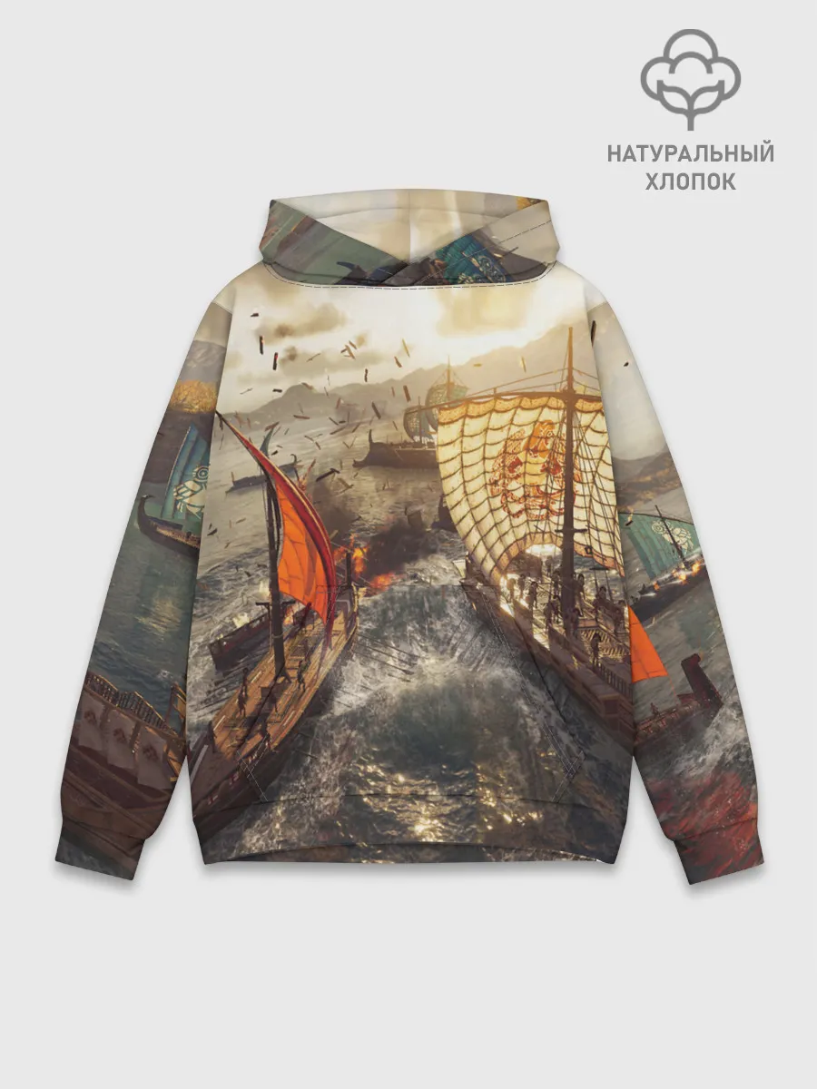 Худи мужской база хлопок / ASSASSINS CREED