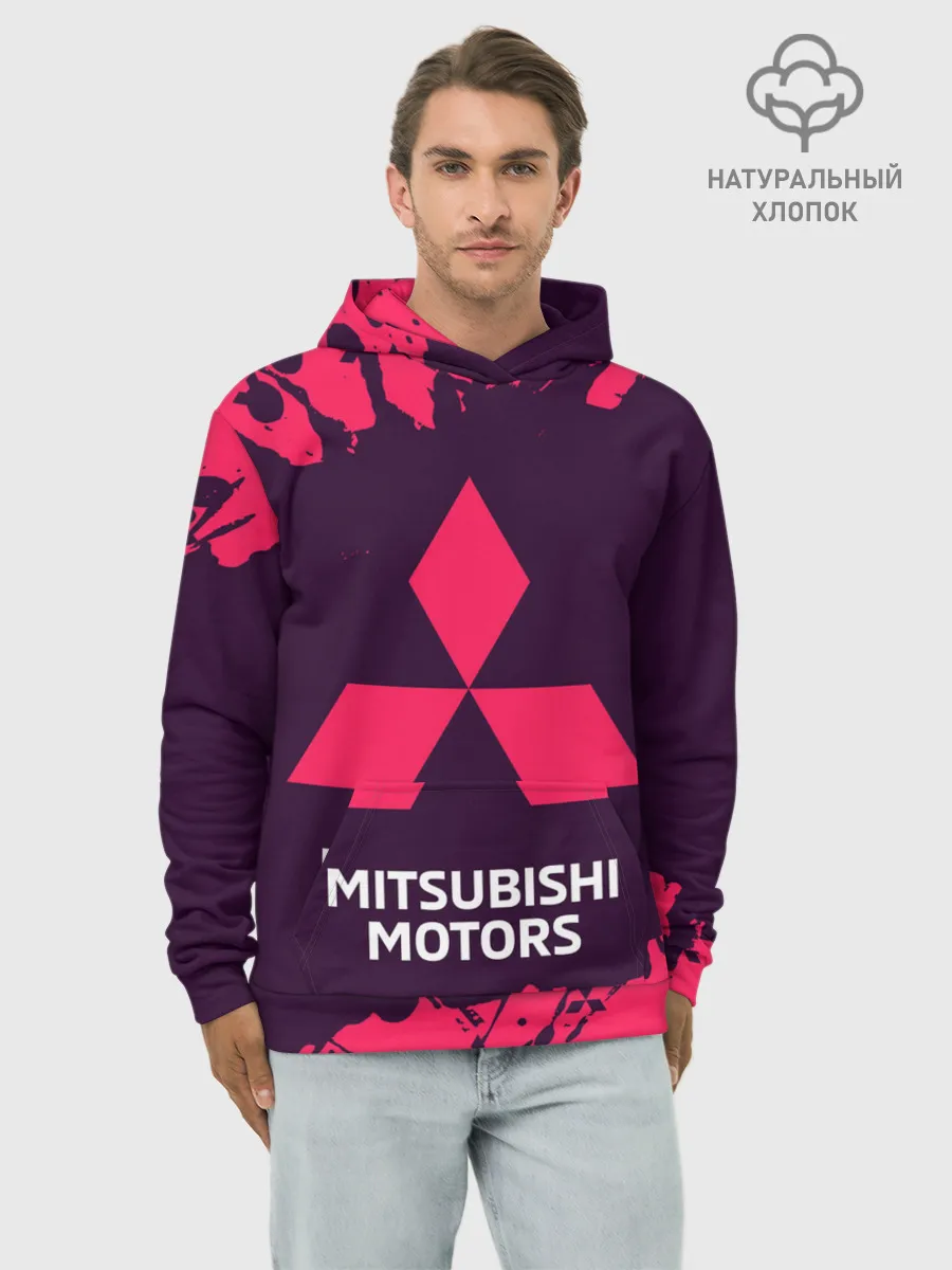 Худи мужской база хлопок / MITSUBISHI / МИТСУБИСИ