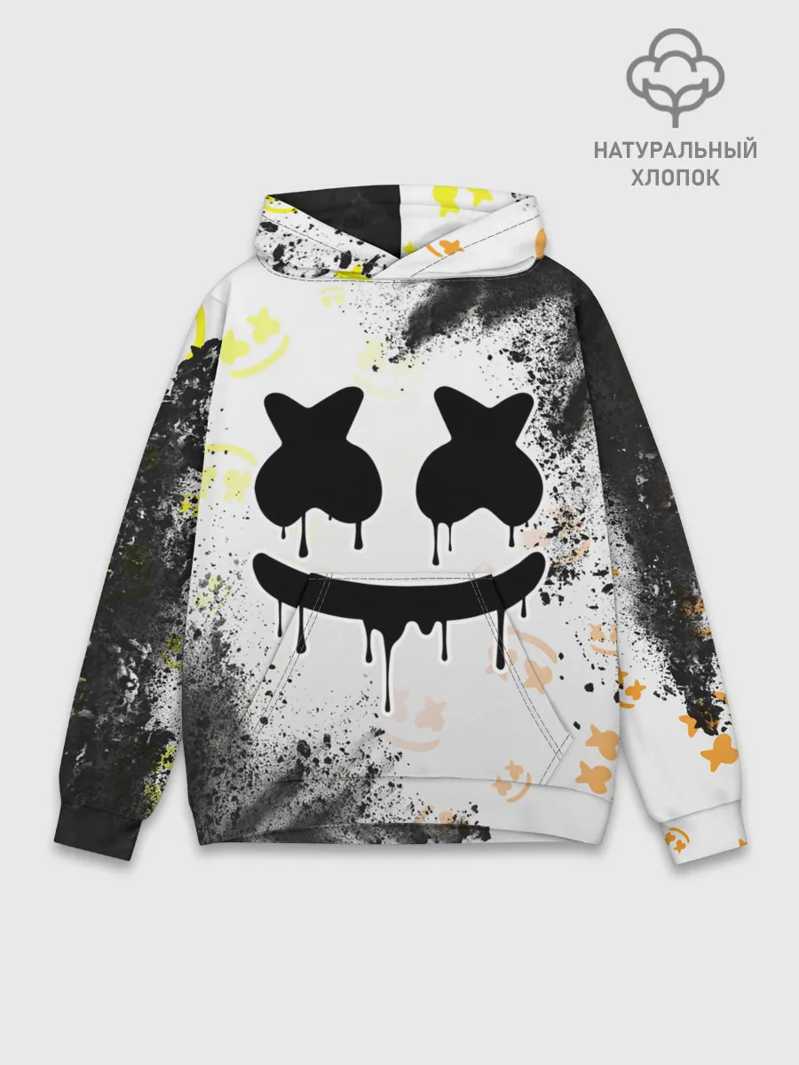 Худи мужской база хлопок / MARSHMELLO / МАРШМЕЛЛОУ