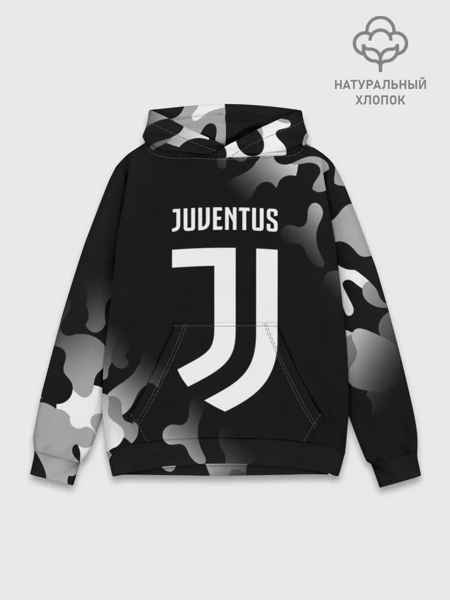 Худи мужской база хлопок / JUVENTUS / ЮВЕНТУС