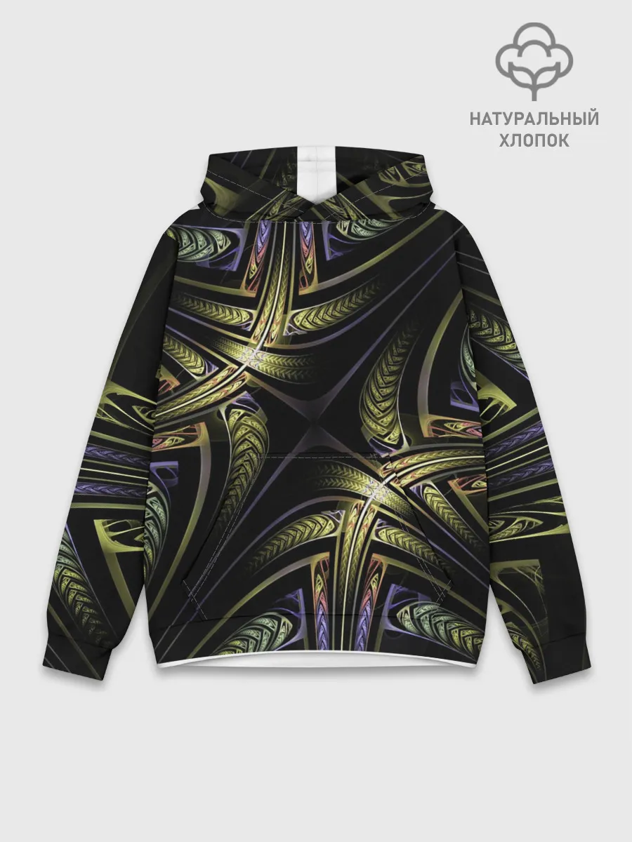 Худи мужской база хлопок / Абстракция