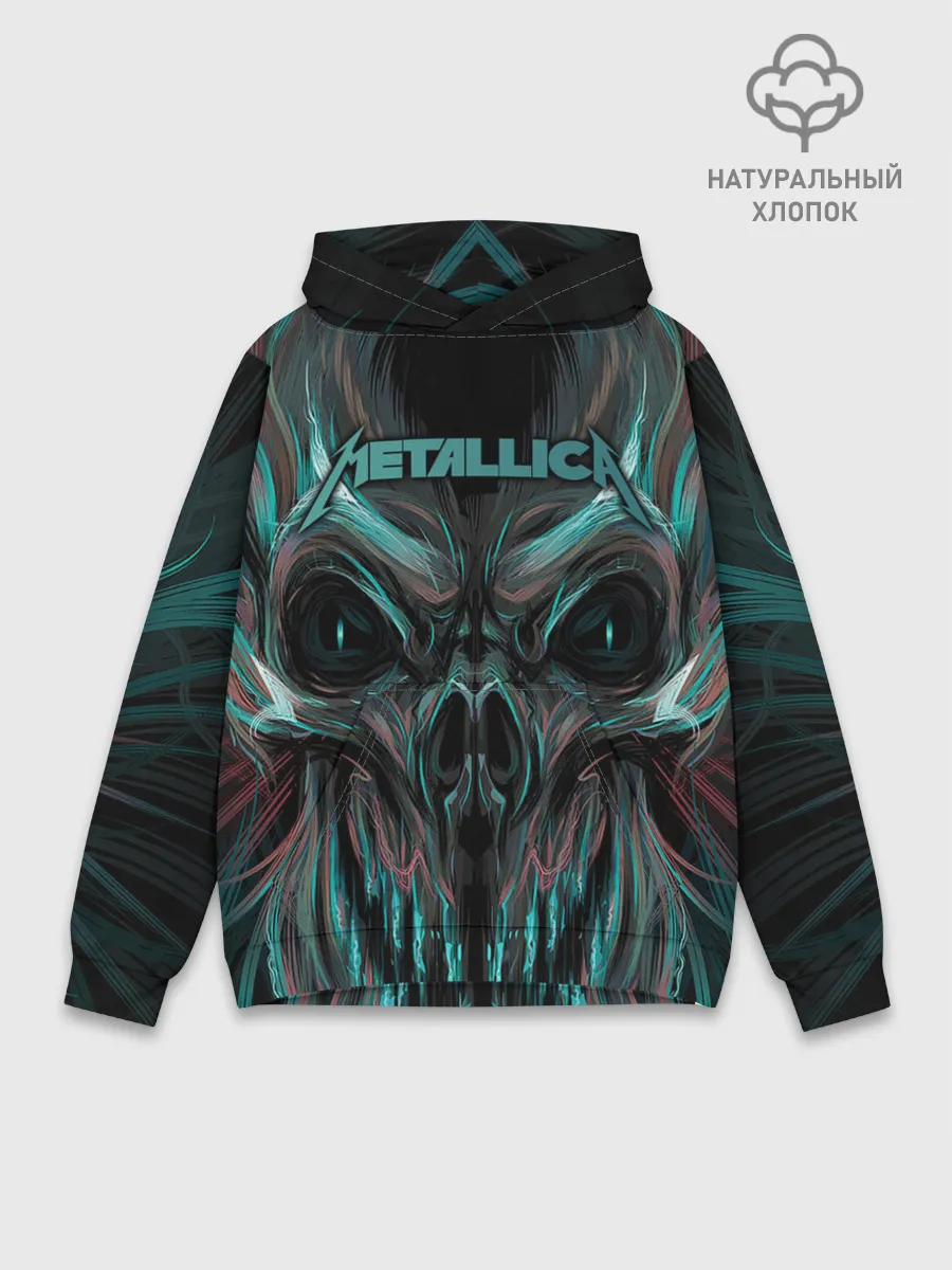 Худи мужской база хлопок / Metallica