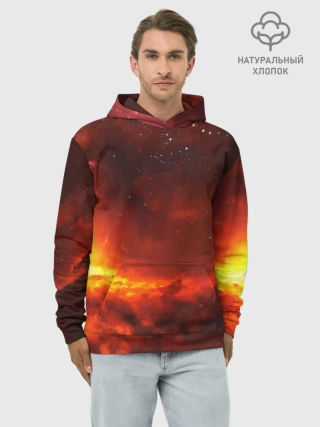 Худи мужской база хлопок / Марс
