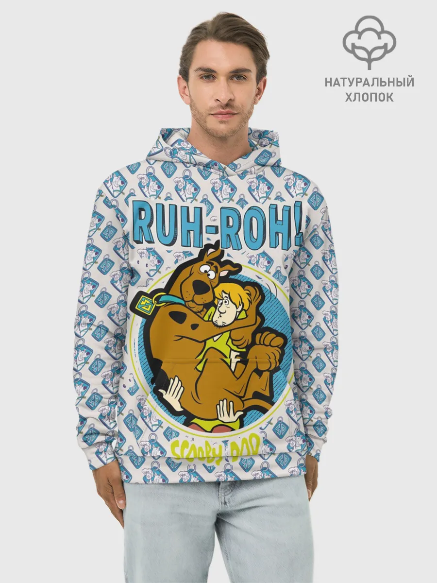 Худи мужской база хлопок / Ruh-Roh!