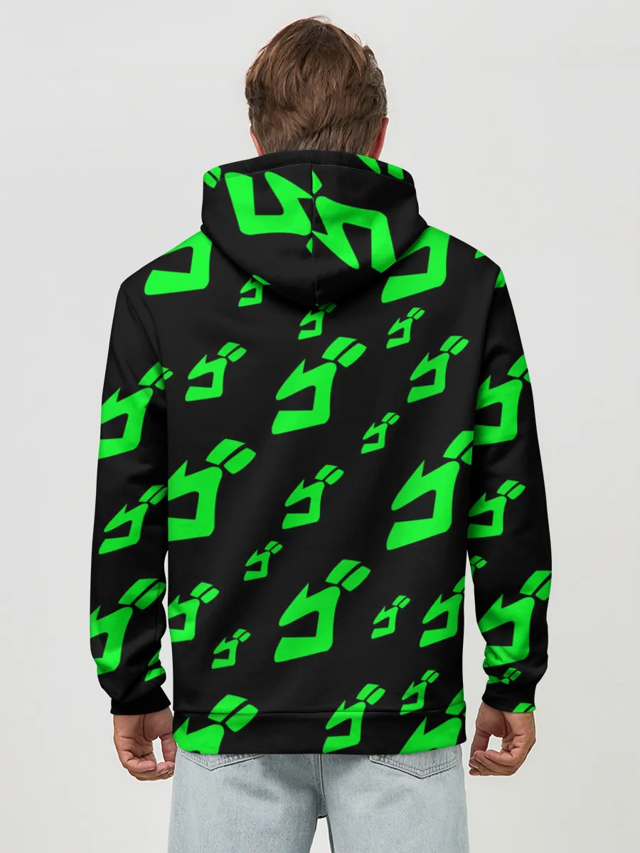 Худи мужской база хлопок / JoJo Bizarre Adventure