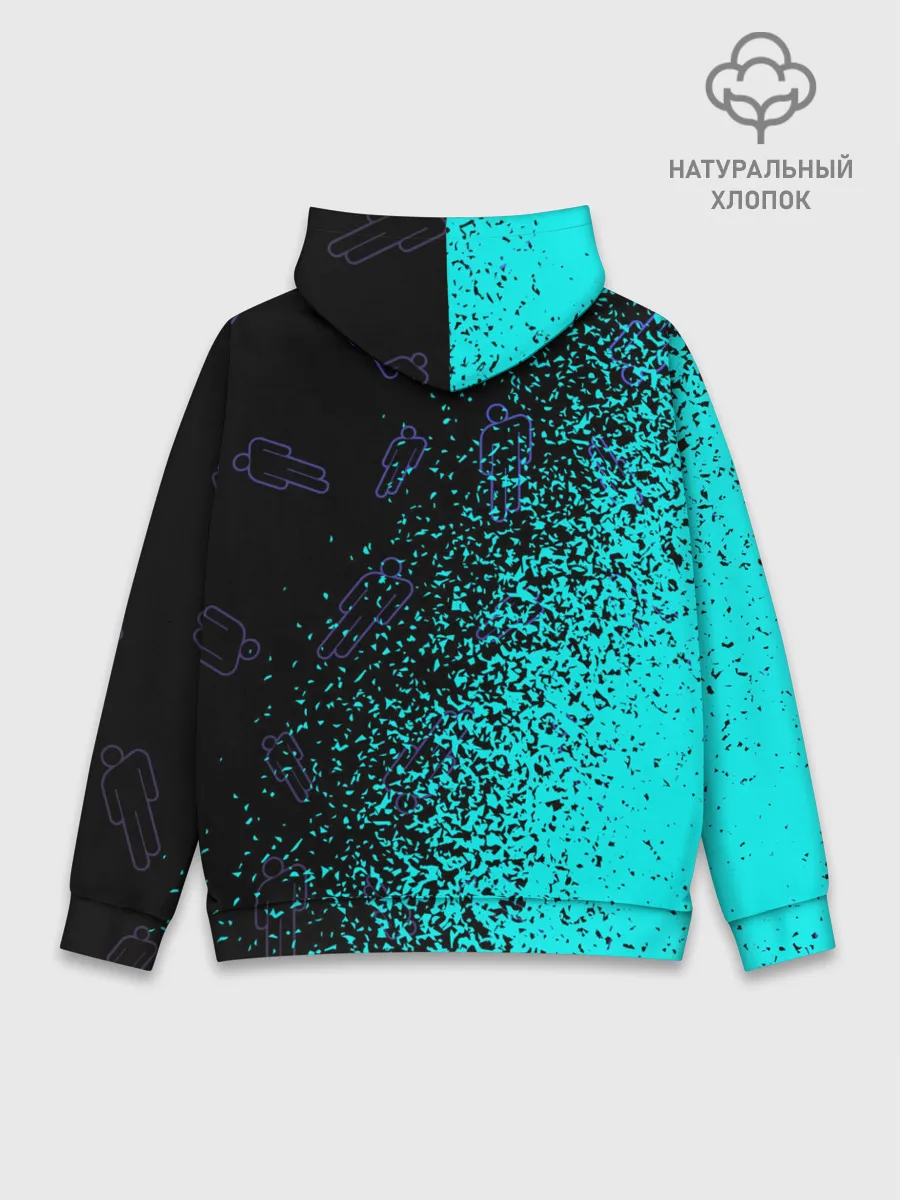 Худи мужской база хлопок / BILLIE EILISH / БИЛЛИ АЙЛИШ