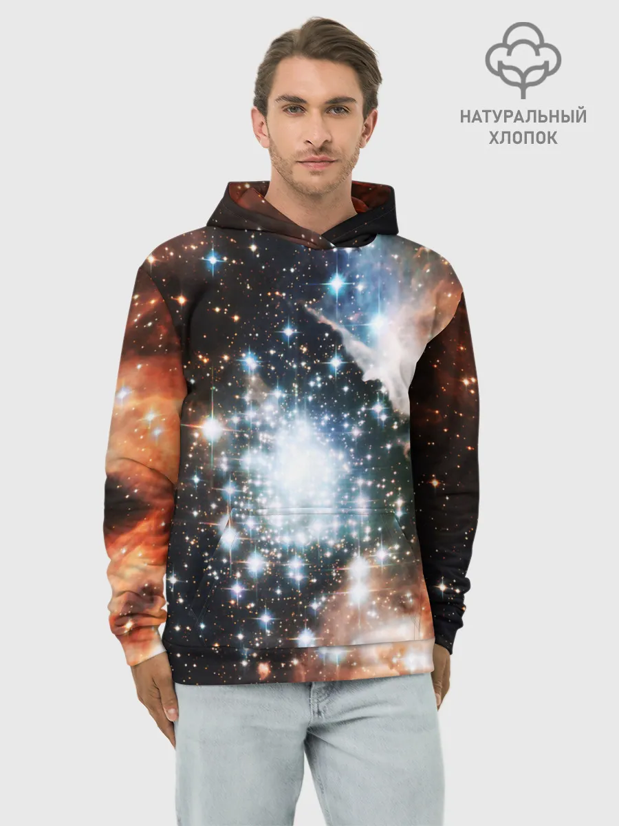 Худи мужской база хлопок / COSMO STAR