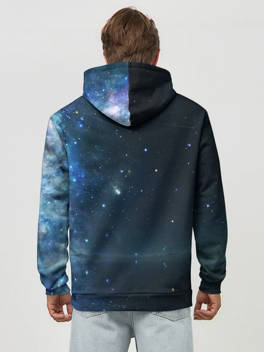 Худи мужской база хлопок / Космос