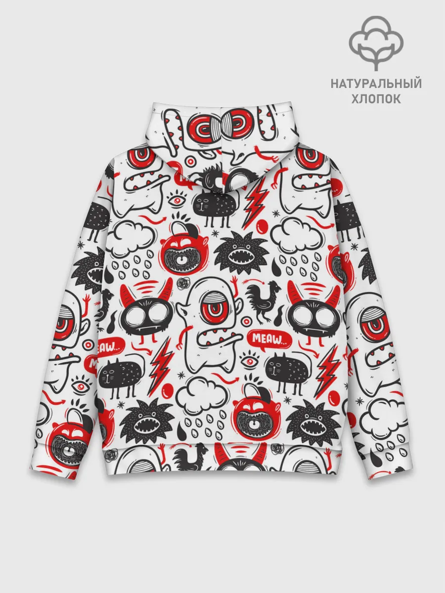 Худи мужской база хлопок / Pop art