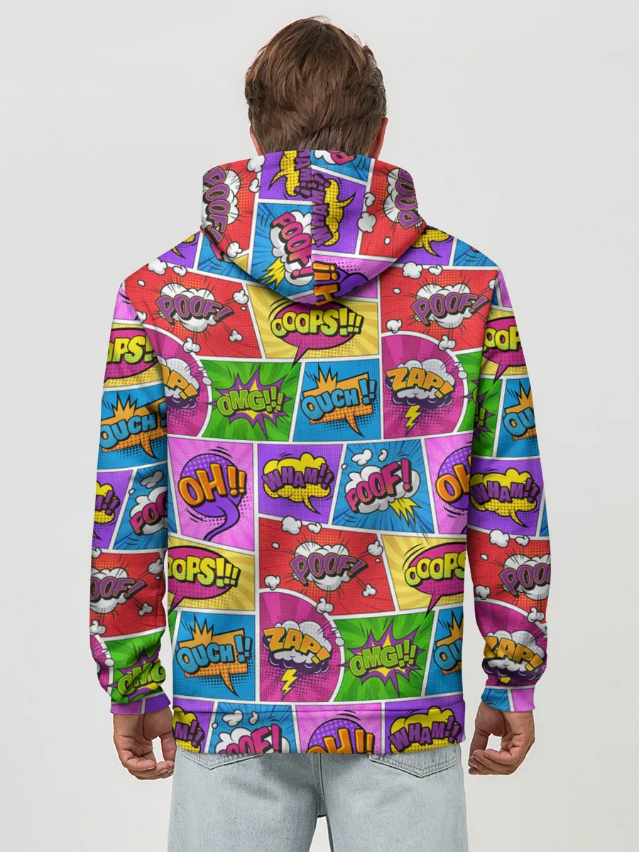 Худи мужской база хлопок / Pop art