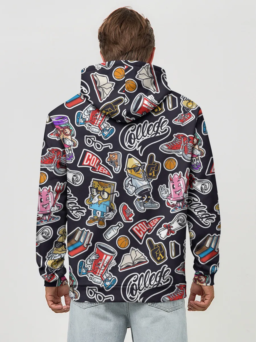 Худи мужской база хлопок / Pop art