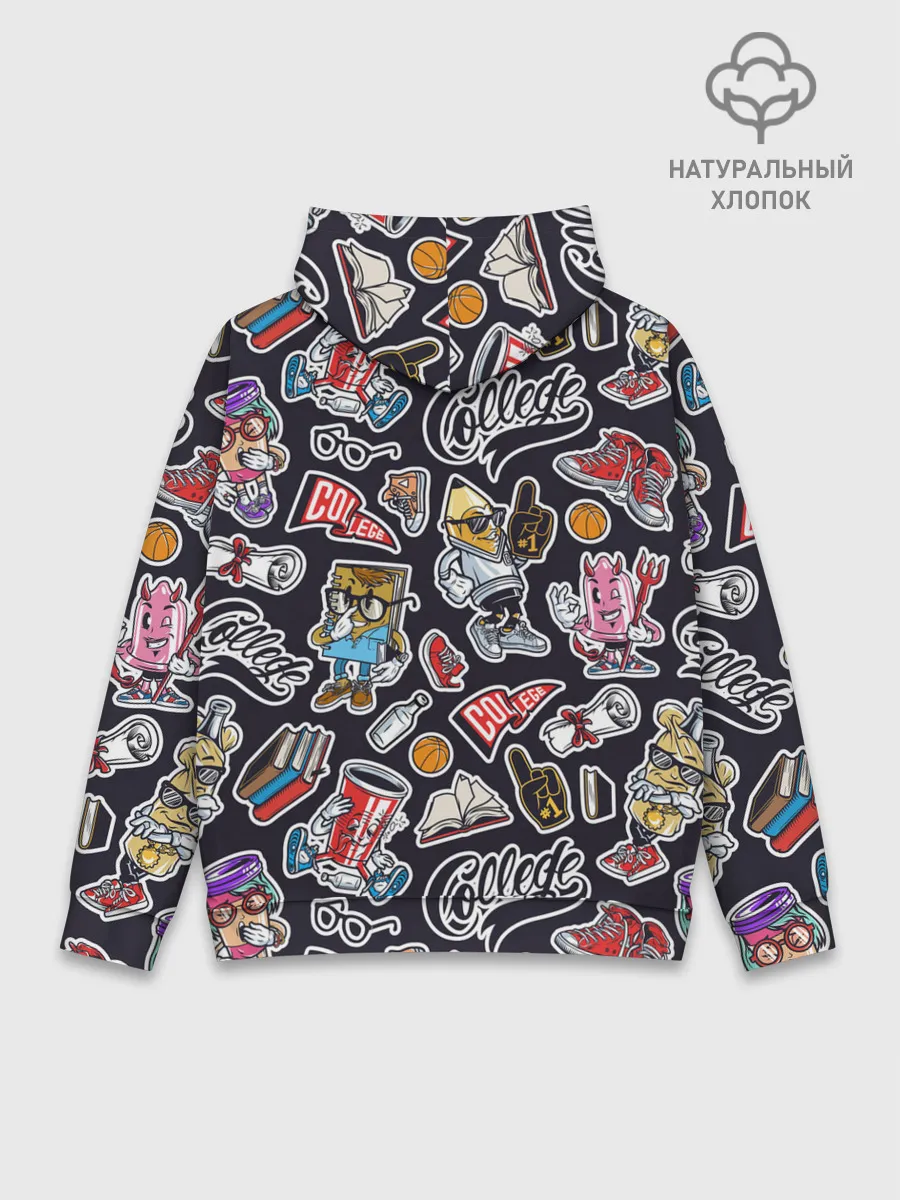 Худи мужской база хлопок / Pop art