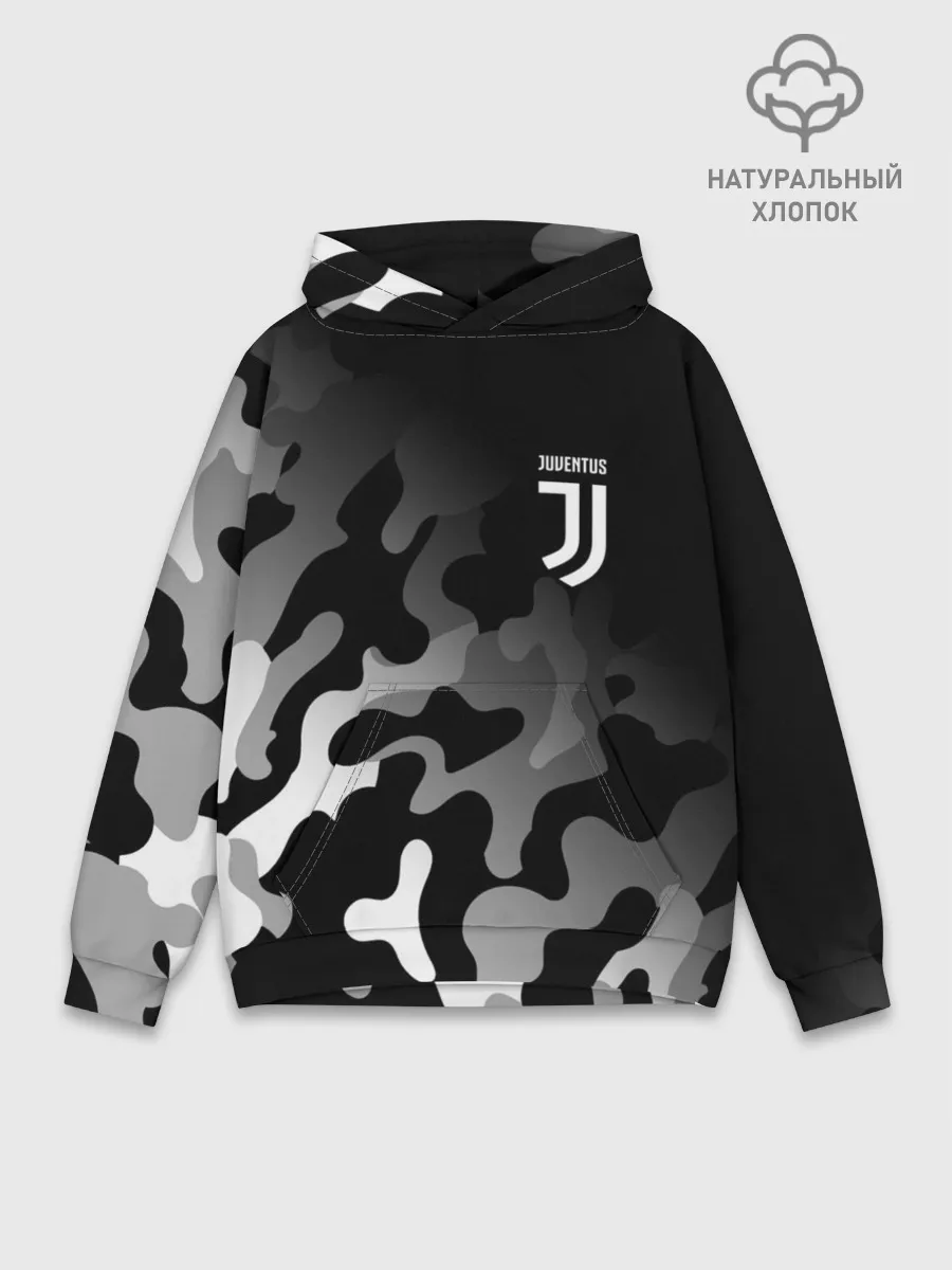 Худи мужской база хлопок / JUVENTUS / ЮВЕНТУС