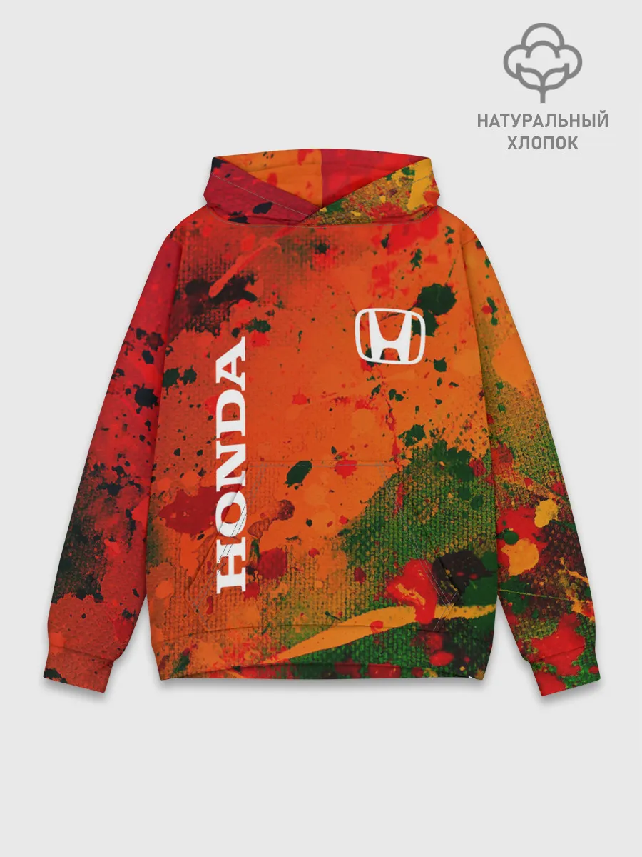 Худи мужской база хлопок / HONDA / ХОНДА