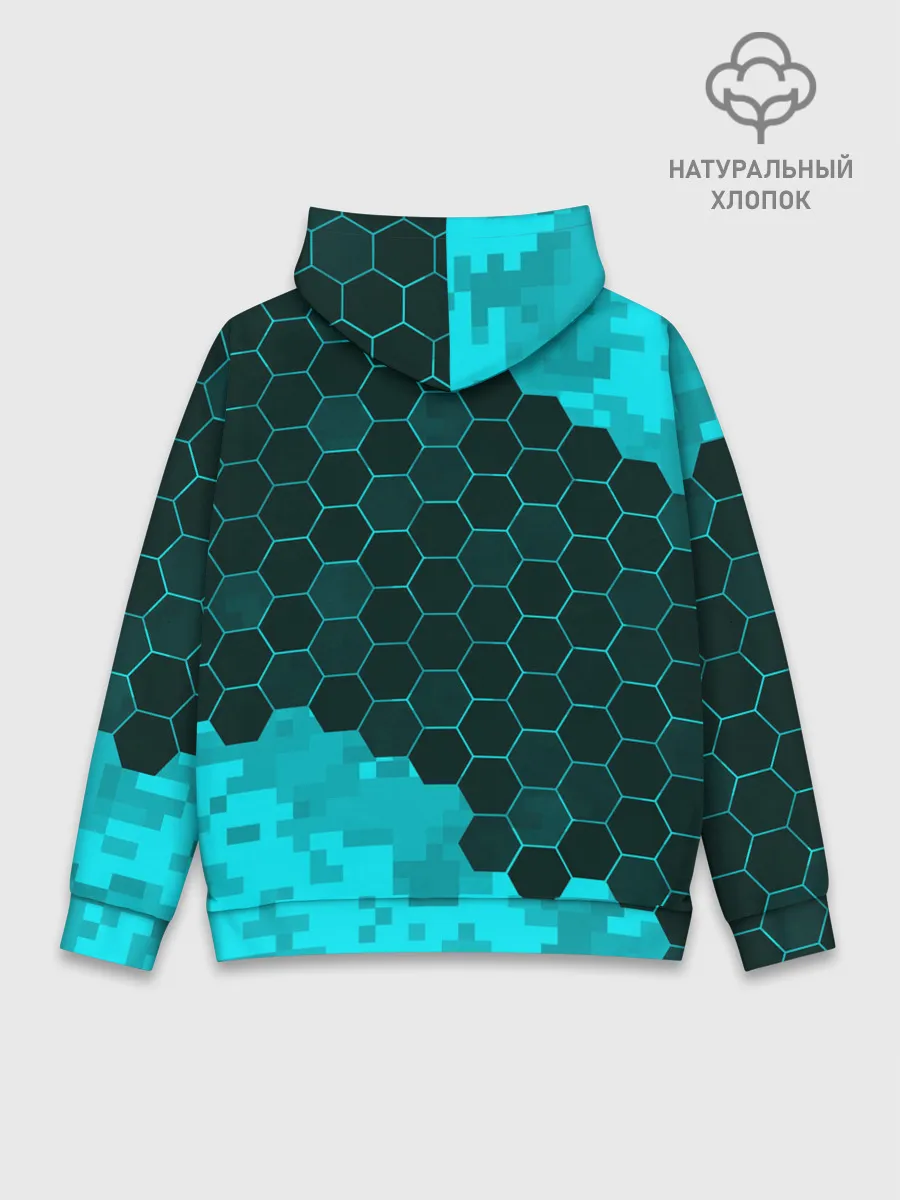 Худи мужской база хлопок / MINECRAFT / МАЙНКРАФТ