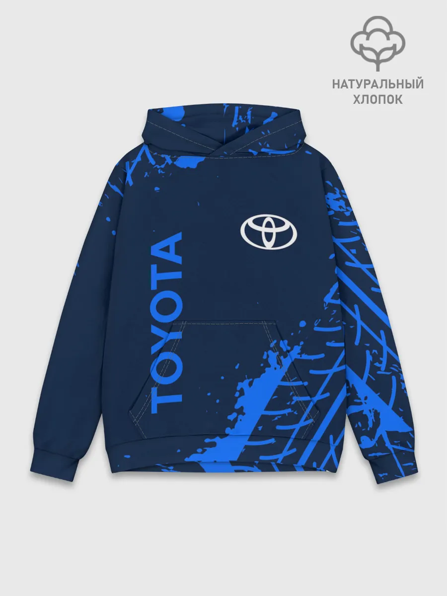 Худи мужской база хлопок / TOYOTA / ТОЙОТА