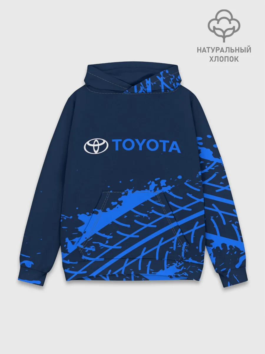 Худи мужской база хлопок / TOYOTA / ТОЙОТА
