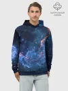 Худи мужской база хлопок / Туманность