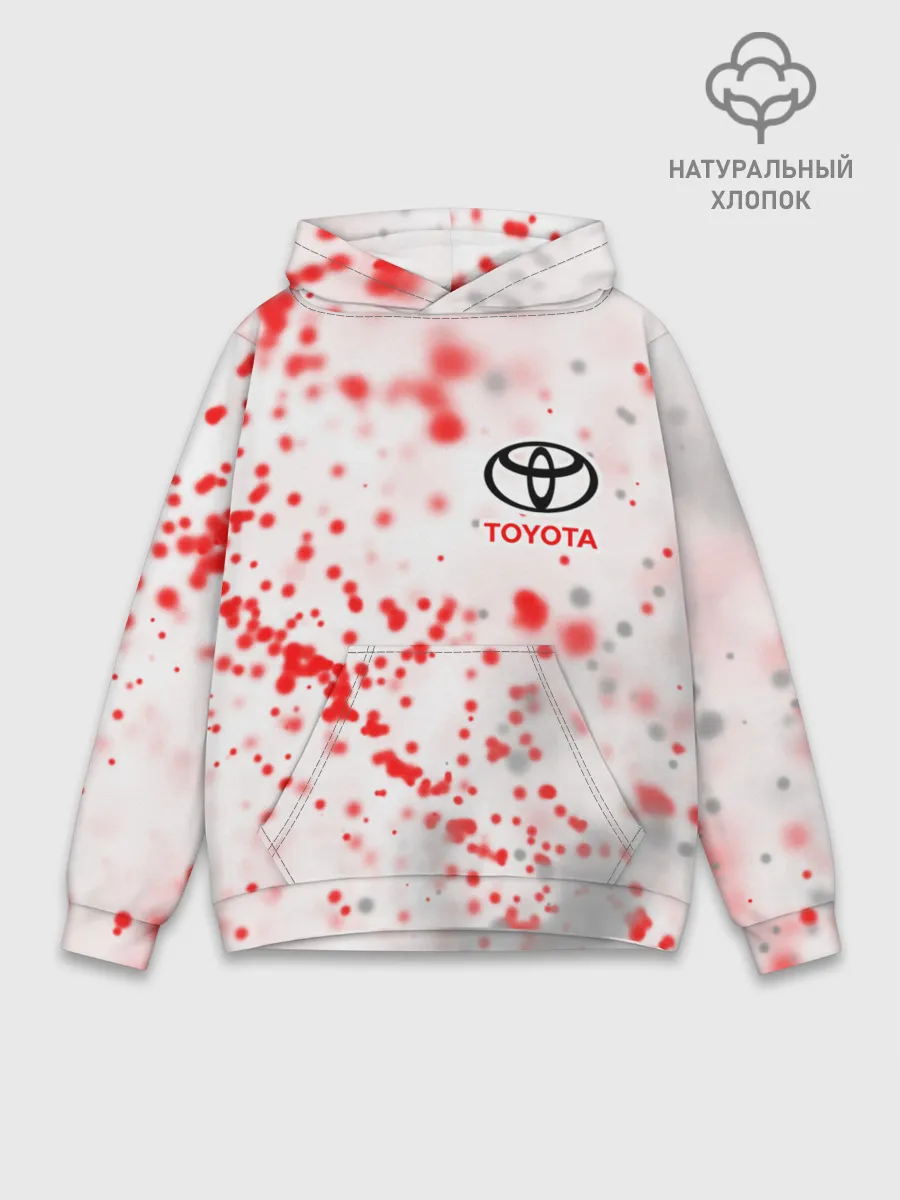Худи мужской база хлопок / TOYOTA / ТОЙОТА