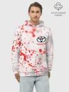 Худи мужской база хлопок / TOYOTA / ТОЙОТА