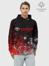 Худи мужской база хлопок / TOYOTA / ТОЙОТА