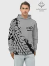 Худи мужской база хлопок / AUDI / АУДИ