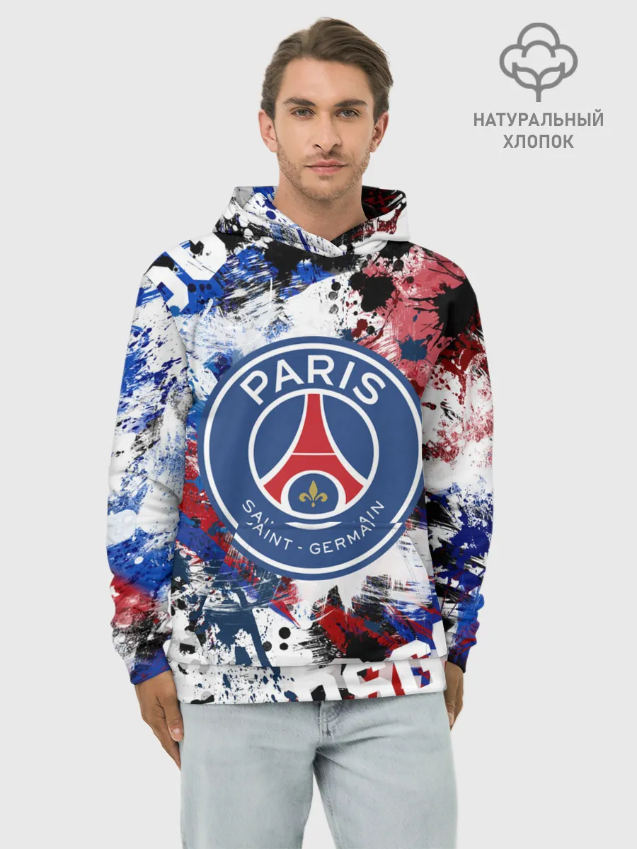 Худи мужской база хлопок / PSG FC
