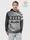 Худи мужской база хлопок / AUDI / АУДИ