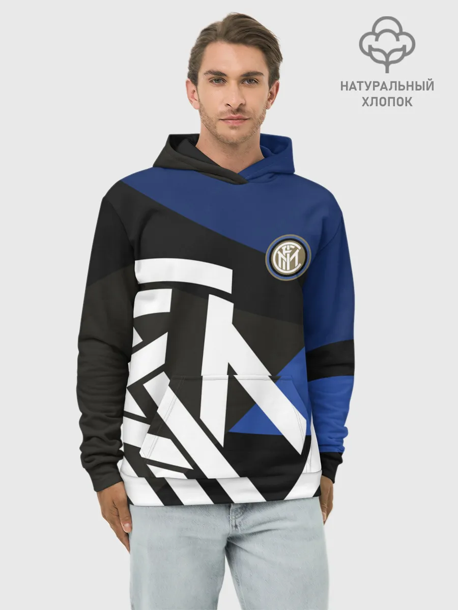 Худи мужской база хлопок / INTER EXLUSIVE