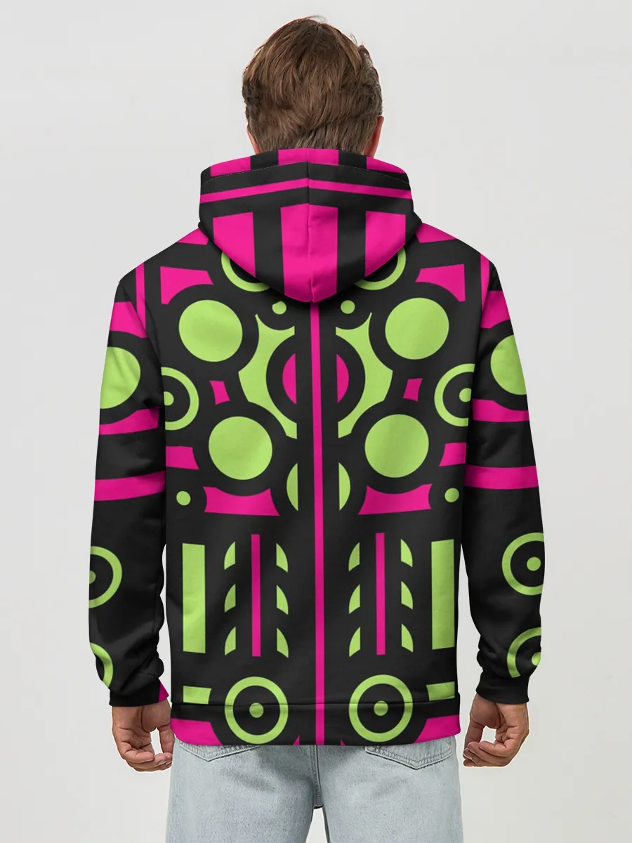 Худи мужской база хлопок / Киберпанк механизмы