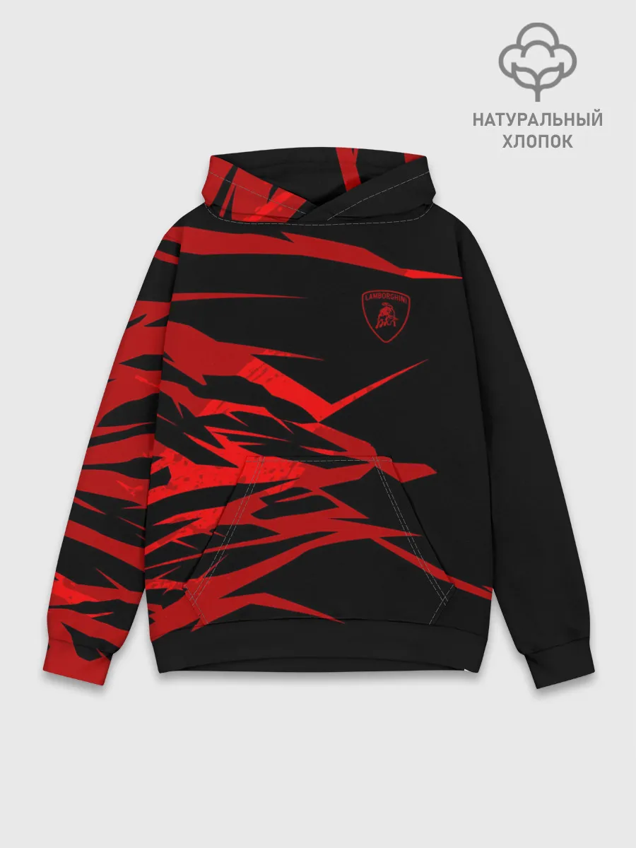 Худи мужской база хлопок / Lamborghini