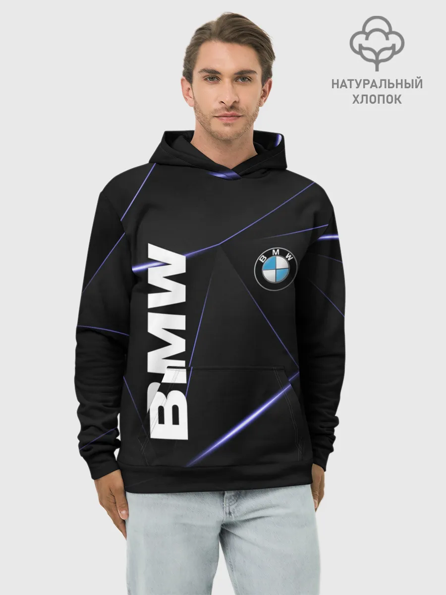Худи мужской база хлопок / BMW