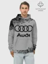 Худи мужской база хлопок / AUDI / АУДИ