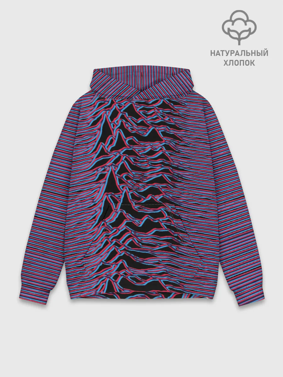 Худи мужской база хлопок / Joy Division Glitch
