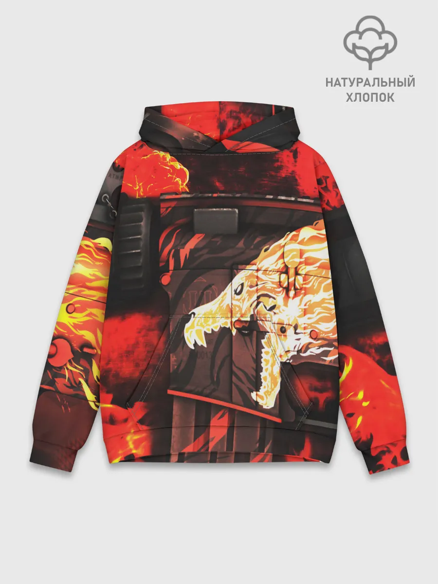 Худи мужской база хлопок / CS GO HOWL / ВОЙ