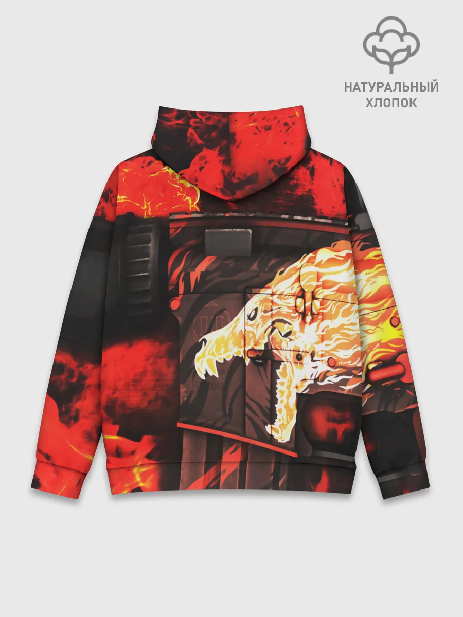 Худи мужской база хлопок / CS GO HOWL / ВОЙ