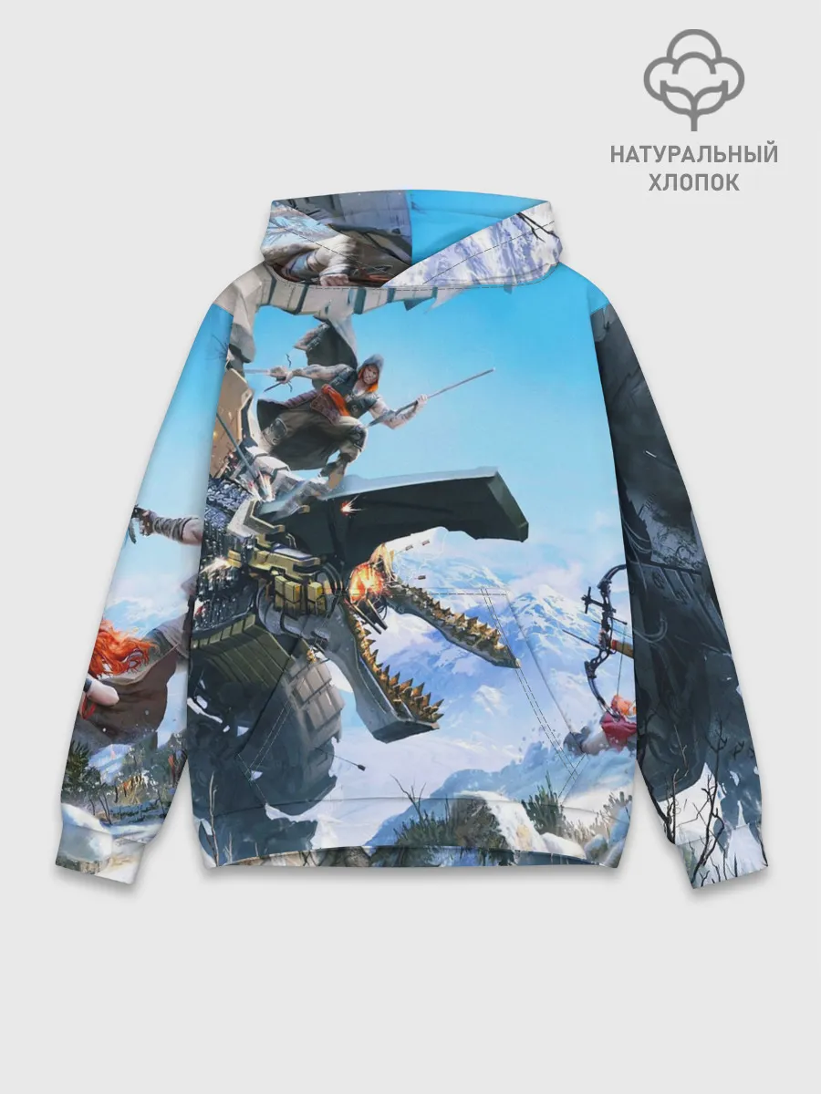 Худи мужской база хлопок / Horizon Zero Dawn
