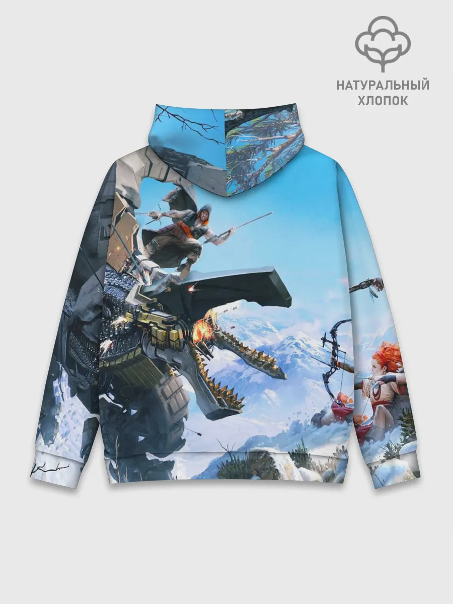 Худи мужской база хлопок / Horizon Zero Dawn