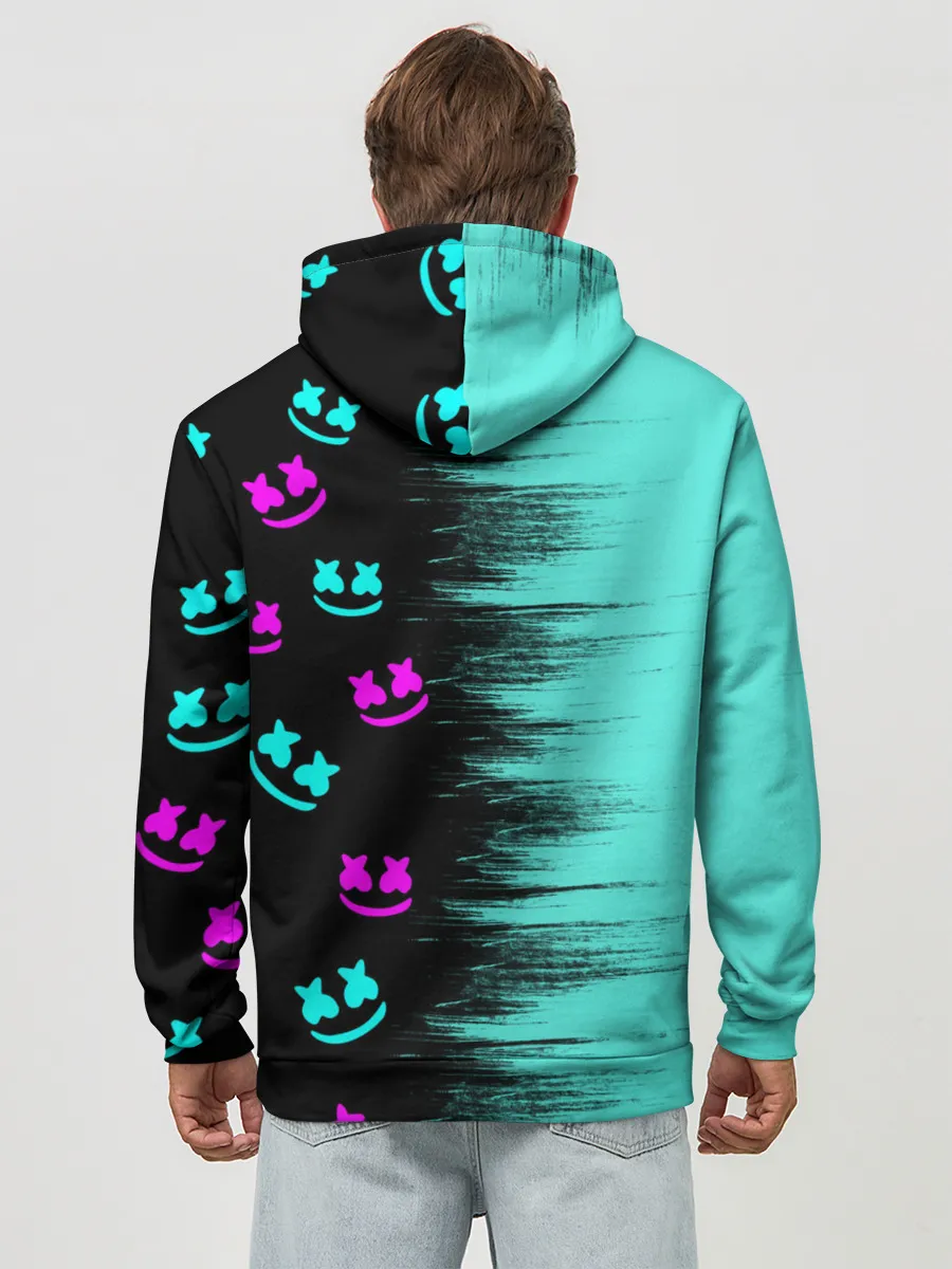 Худи мужской база хлопок / Marshmello