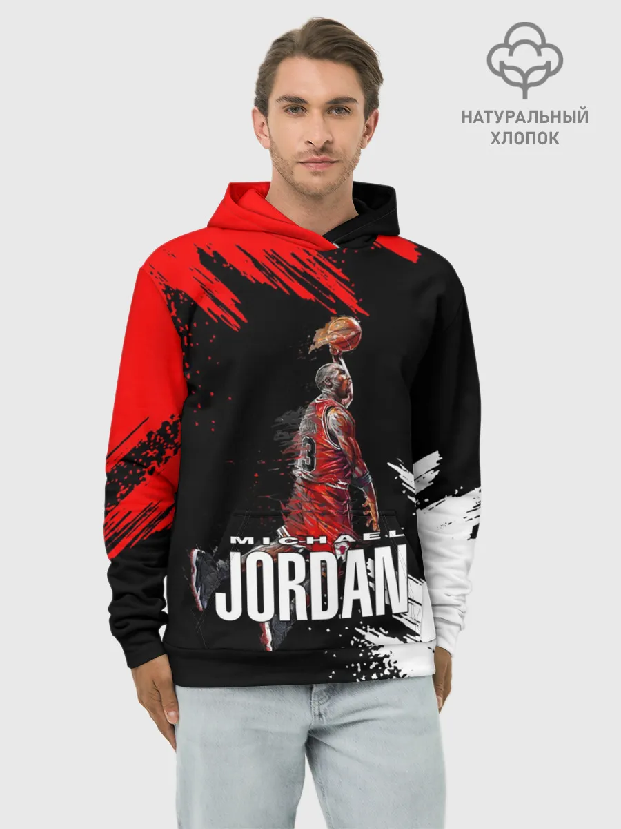 Худи мужской база хлопок / MICHAEL JORDAN