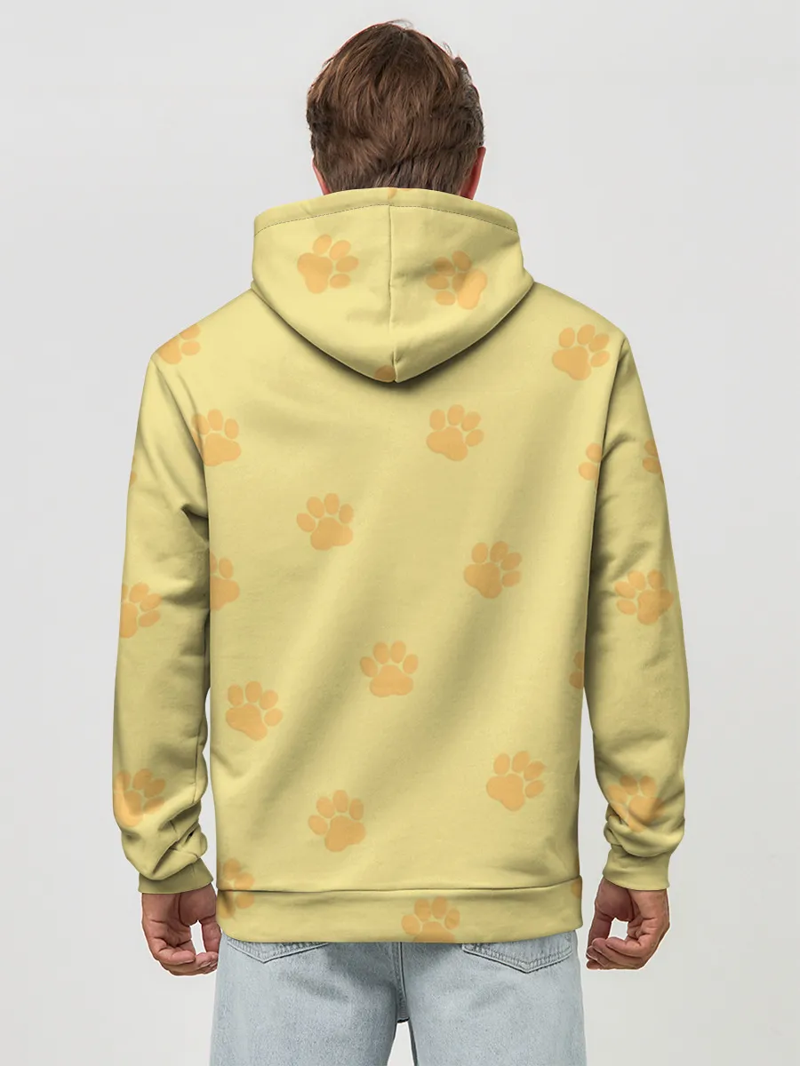 Худи мужской база хлопок / Кошачьи следы