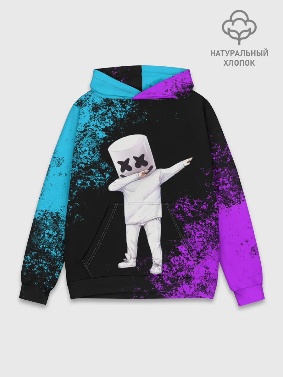 Худи мужской база хлопок / MARSHMELLO