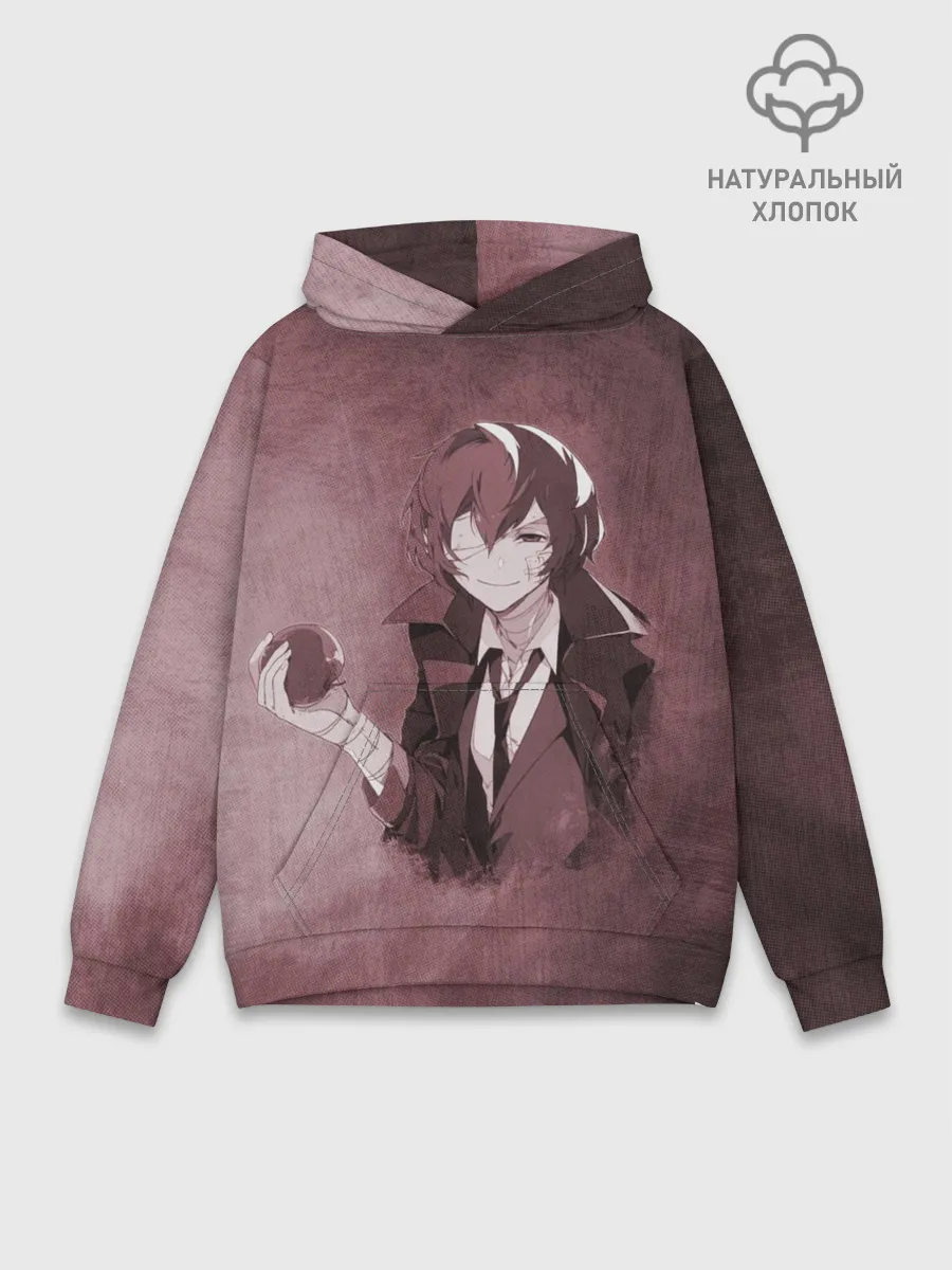 Худи мужской база хлопок / Дазай