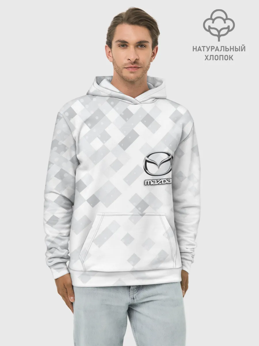 Худи мужской база хлопок / MAZDA