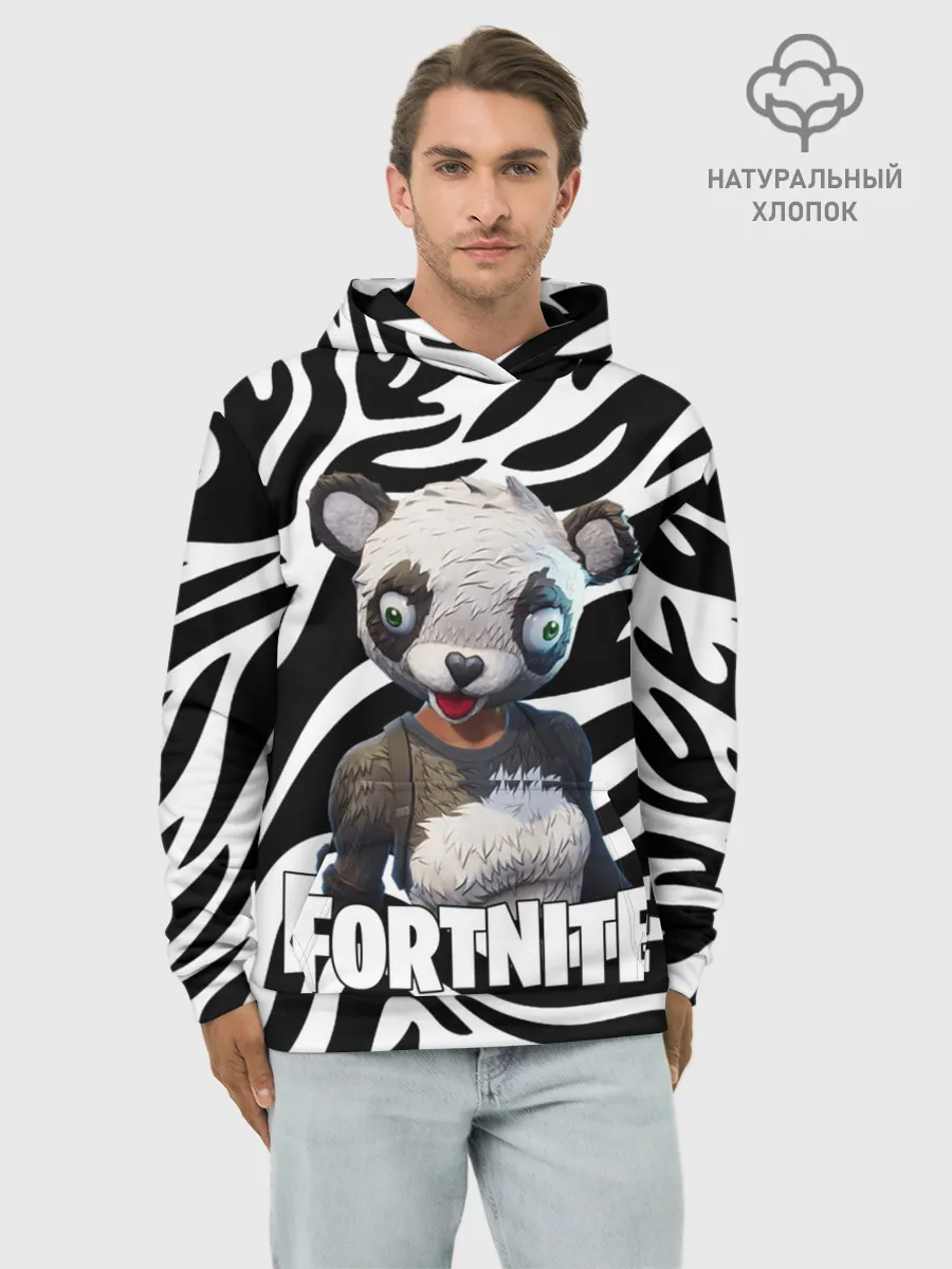 Худи мужской база хлопок / Fortnite | Panda