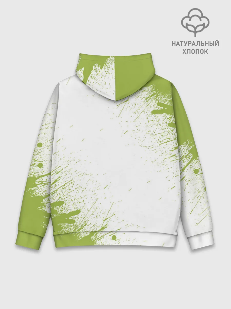 Худи мужской база хлопок / Авокадо