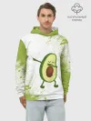 Худи мужской база хлопок / Авокадо