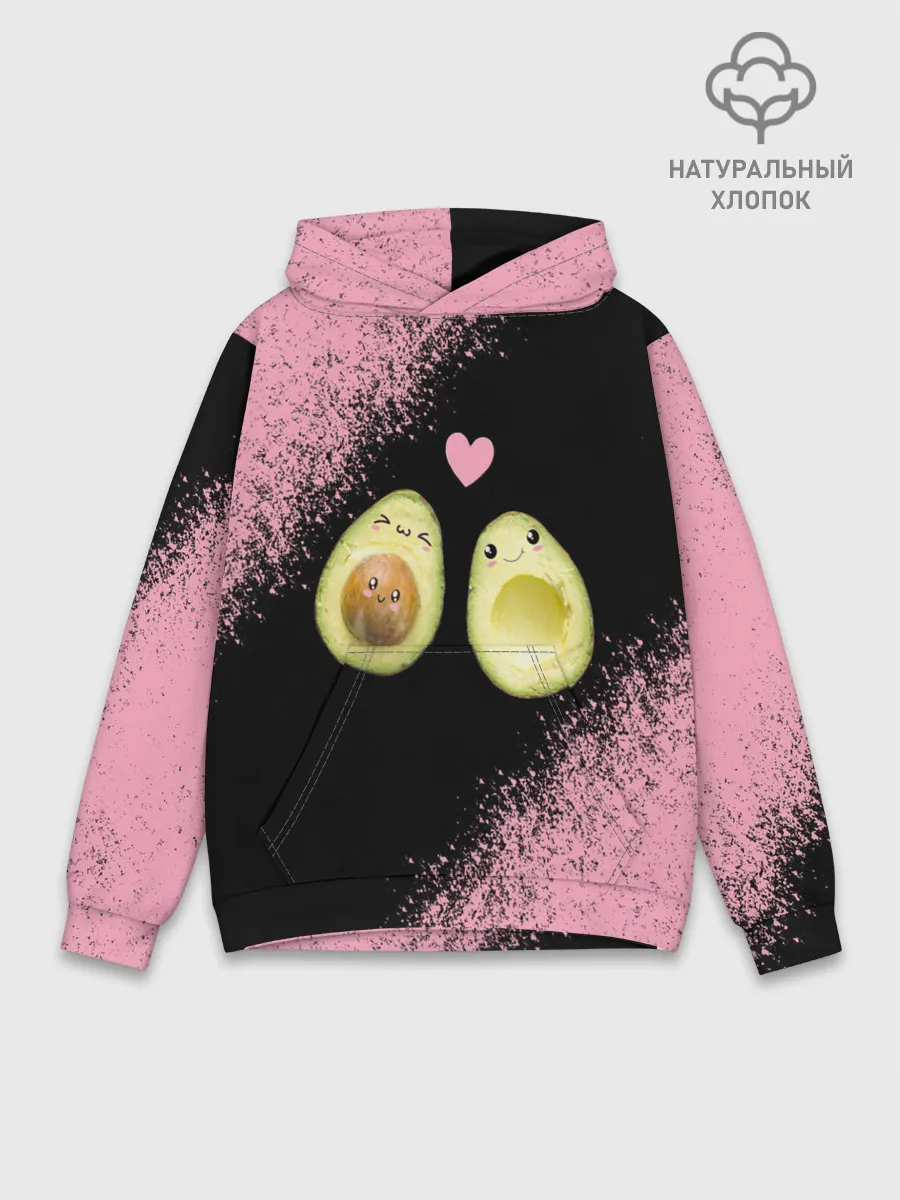Худи мужской база хлопок / Авокадо